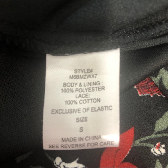 Ophelia Roe High Neck Mock Floral Dress Small - Picture 9 of 14